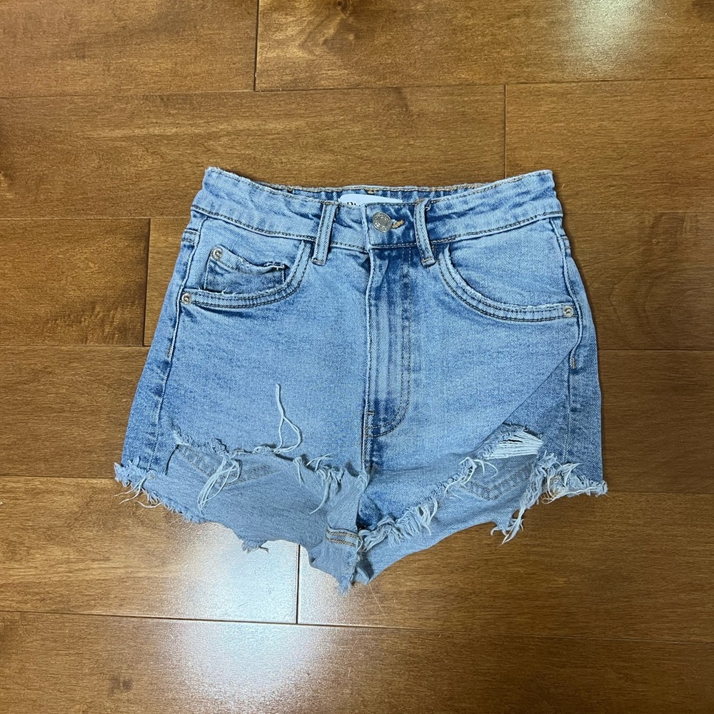 Zara denim shorts